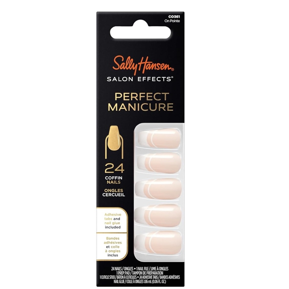 Set of 2 - Salon Effects Coffin Nails On Pointe